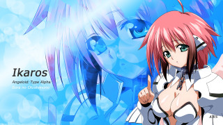 Anime girl pink hair blue 9 - pink hair free wallpaper for desktop