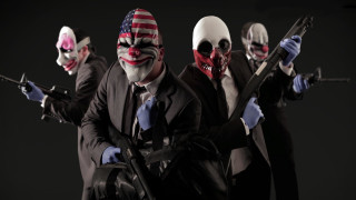 Masked group guns hands people - mask free wallpaper