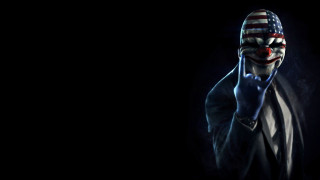 Man suit mask cellphone flag - his ear free wallpaper