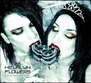 Woman crown kissing man cake - his mouth free wallpaper for tablet