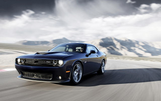 Black dodge car driving road 2 - a.d.m. cooper free wallpaper for desktop