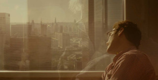 Man looking out window city 2 - david boyd free wallpaper for desktop