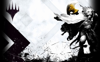 Man sword helmet demon shoulder - his hand and a demon free wallpaper