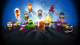 Cartoon characters blue sky background - a group of cartoon characters free wallpaper for desktop