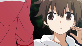 Person red white red closeup - ufotable free wallpaper