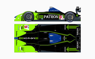 Racing car paper model green - racing free wallpaper