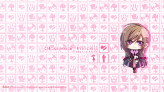 Girl glasses pink background hearts - glass free wallpaper for desktop
