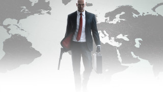 Man suit tie gun briefcase - a map of the world free wallpaper