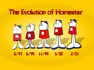 Cartoon characters evolution homestar line - ben stahl free wallpaper for desktop