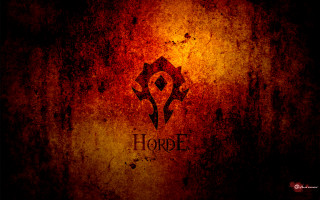 Dark background horde logo red - a logo free wallpaper