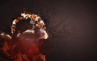 Horse dark redlight black background - a dark area free wallpaper