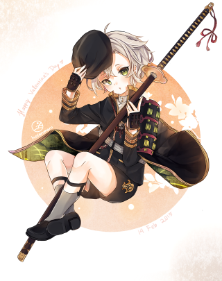 Woman uniform sword hat portrait - a sword and a hat free wallpaper for mobile