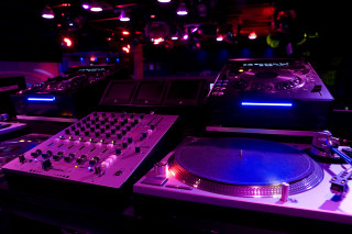 Dj equipment lit dark room - the dark room free wallpaper for desktop