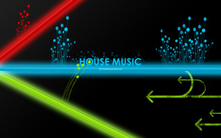 Neon arrows light space glowing - a red arrow free wallpaper
