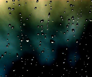 Window raindrops sky background clouds 2 - free rain wallpaper