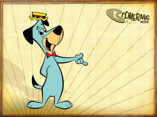 Cartoon dog crown frisbee happy - a cartoon dog free wallpaper for desktop