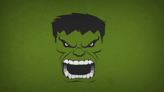 Green wall hulk face background - a black outline free wallpaper