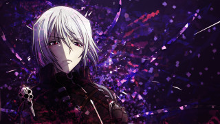 Man white hair black outfit - a black outfit holding free wallpaper for desktop