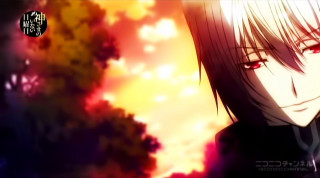 Man red eyes long hair - a yellow sky free wallpaper for desktop