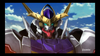 Robot standing sky sword helmet - his hand and a helmet free wallpaper