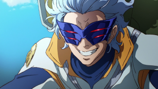 Man mask yellow jacket blue - mask free wallpaper