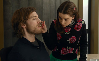 Man woman mirror cigarette looking - the mirror free wallpaper