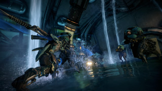Group people room fountain man - warframe armor free wallpaper