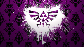 Purple white wallpaper zeldan symbol - epic fantasy free wallpaper for desktop