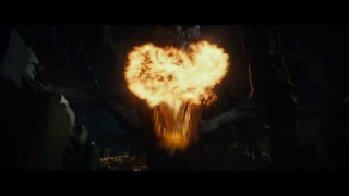 Heart shaped fire smoke dark - free new year wallpaper