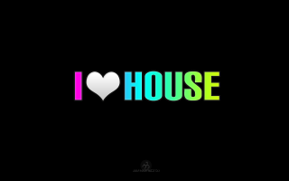 I love house heart rainbow - a white heart free wallpaper