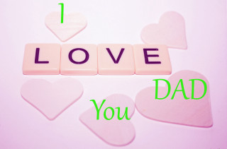 Pink background scrabble hearts i - a word free wallpaper for desktop