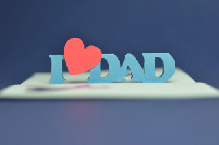 I love dad paper cutout - a paper free wallpaper