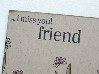 Flowers card i miss you - friend free wallpaper for desktop