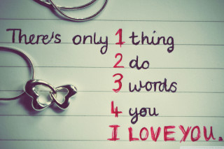 Note heart scissors i love - letterism free wallpaper