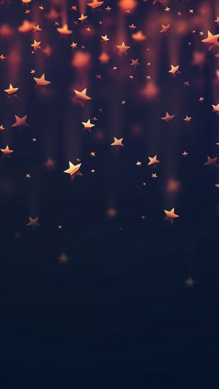 Stars flying dark background red - a red light in the middle free wallpaper
