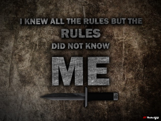 Knife message rules knew know - me free wallpaper for desktop