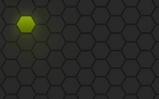 Dark background green hexagonal pattern - hexagonal free wallpaper