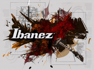 Guitar ibanez music notes background - behance hd free wallpaper