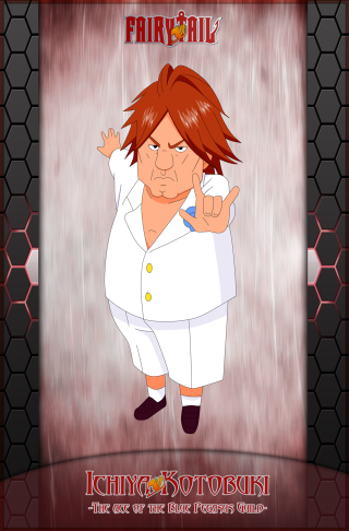 Cartoon character red hair white 2 - a red frame free wallpaper for mobile