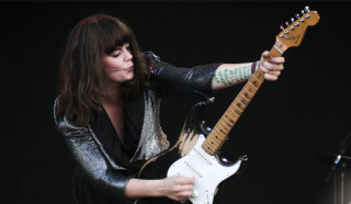 Woman guitar stage concert festival - a concert free wallpaper