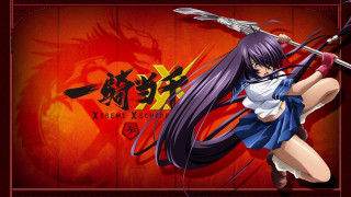 Anime girl purple hair sword 2 - a anime girl free wallpaper for desktop