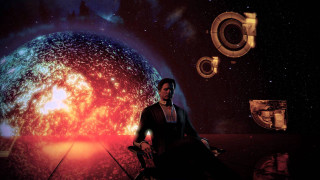 Man bike planet picture star - a star free wallpaper