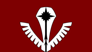 Red white logo black star - the top free wallpaper