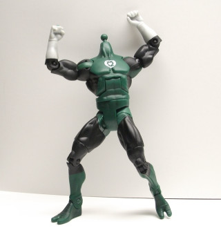 Green black action figure white - dynamic free wallpaper for tablet