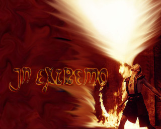 Man walking street fire wall - extreme free wallpaper