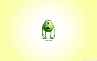 Cartoon character frown face eyes - a caption free wallpaper