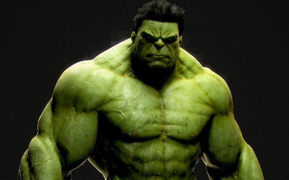 Muscular orc man topless green - muscular free wallpaper