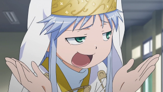 Woman blue hair crown white - a crown free wallpaper