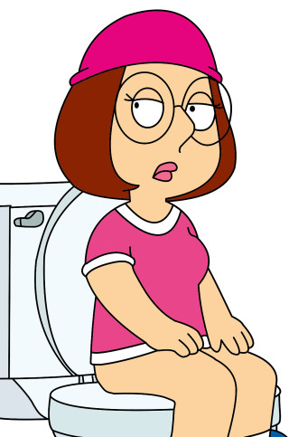 Cartoon girl toilet surprised pink - a pink hat free wallpaper for mobile