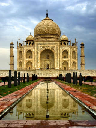 Large building pool water sky - cloisonnism free wallpaper for mobile